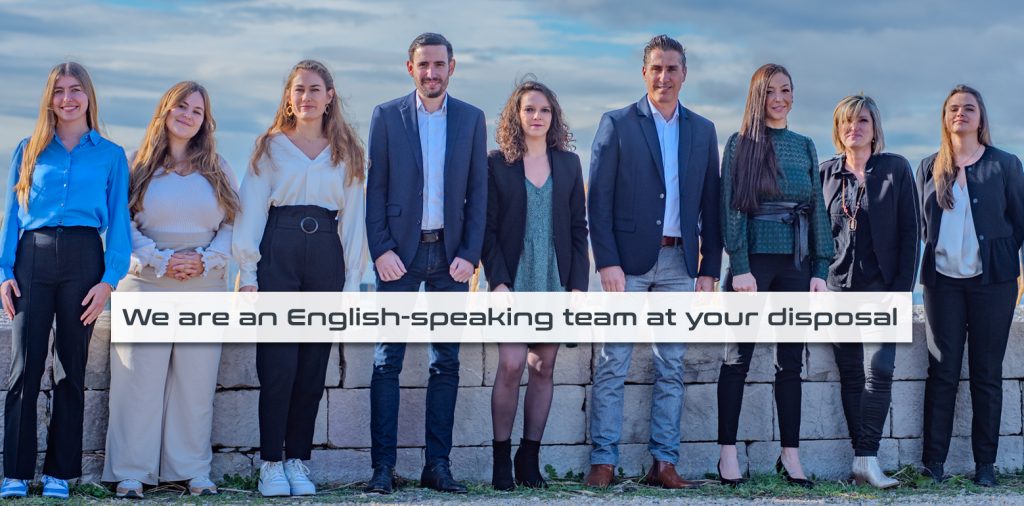 An English-speaking team at your disposal